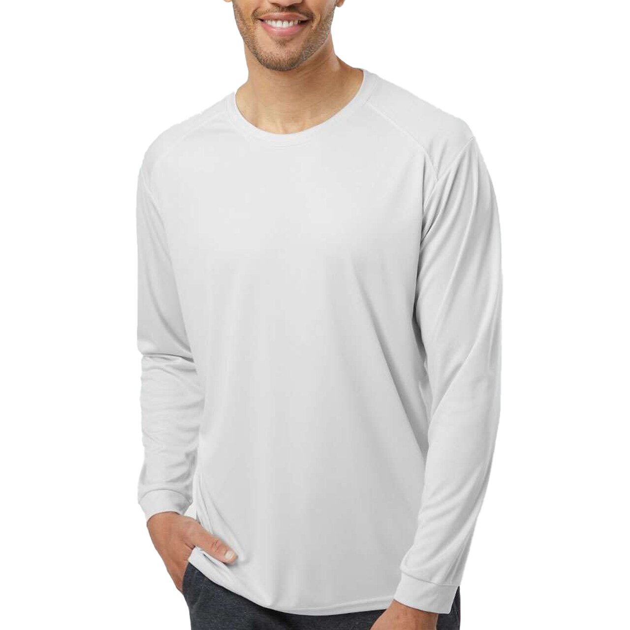 Paragon Long Islander Performance Long Sleeve T-Shirt, Ultra Polyester Dry Fit Multicolor Men’s Tee